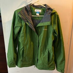 Columbia rain coat
